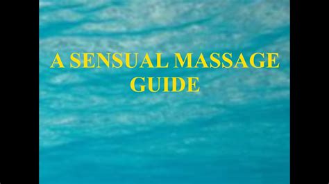 Erotic massage Guider