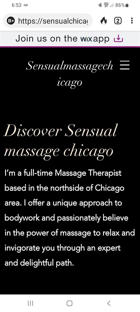 Sexual massage South Chicago